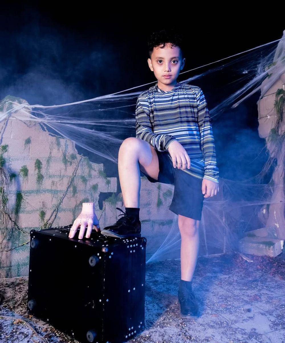 7 Nama Karakter di Foto Halloween Keluarga Rachel Vennya