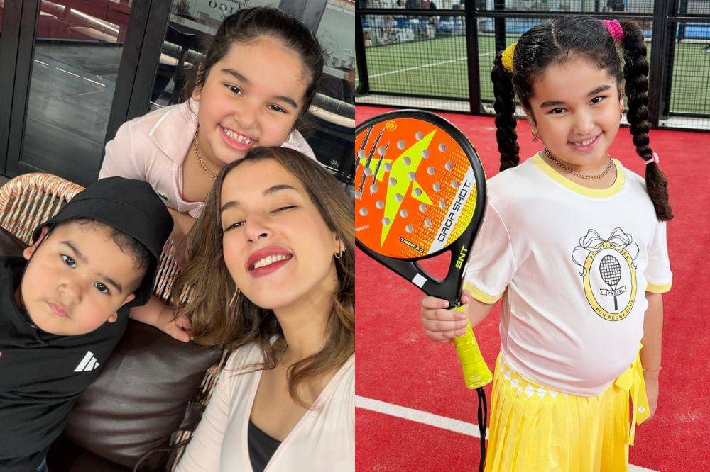 ayang anak tasya farasya main padel