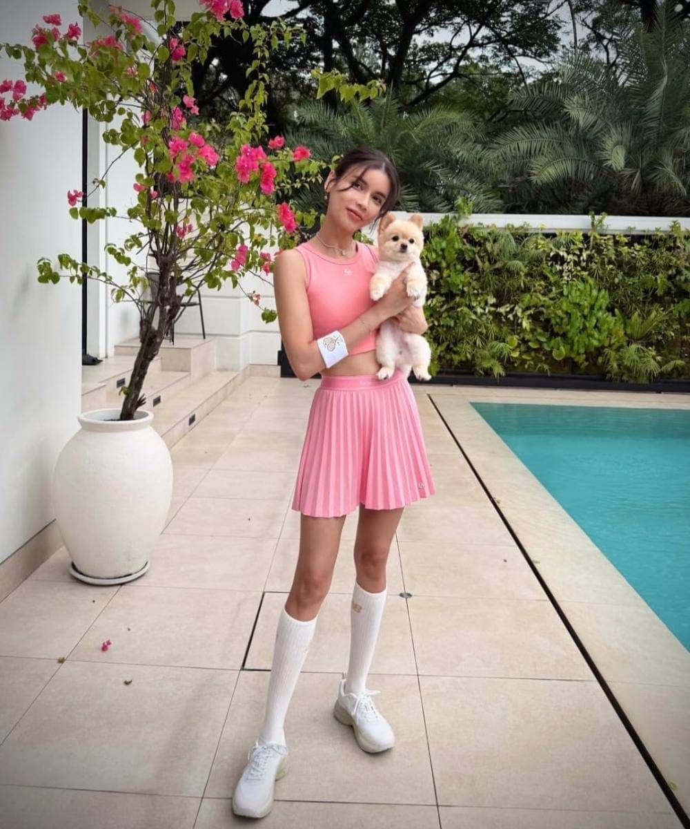 Gaya Olahraga Sabrina Chairunnisa, Simpel tapi Tetap Modis!