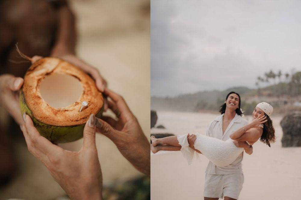 Surprise Cincin di Batok Kelapa, Sean Gelael Resmi Lamar Hana Malasan