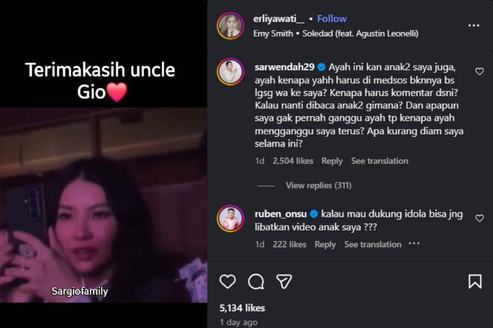 Konflik Panas, Sarwendah Merasa Terganggu dengan Sikap Ruben Onsu