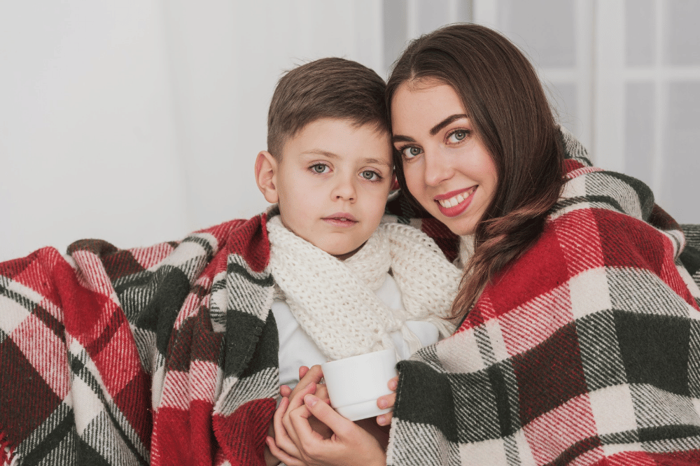 Kebersamaan Mama dan anak laki-laki