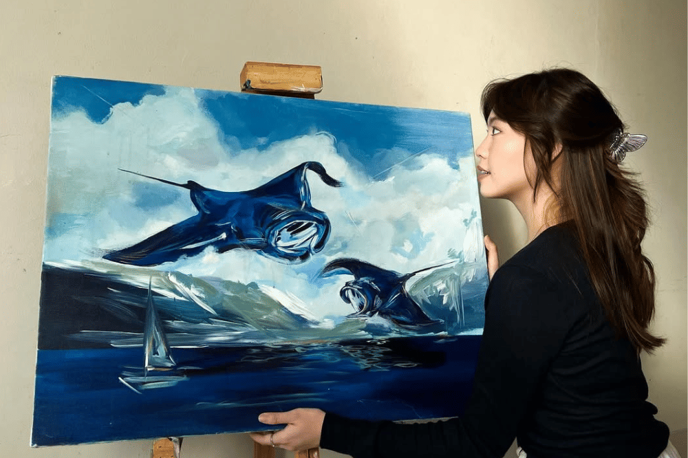 Erika dan lukisannya