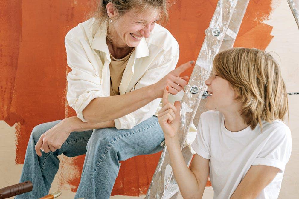 Mama dan anak laki-laki