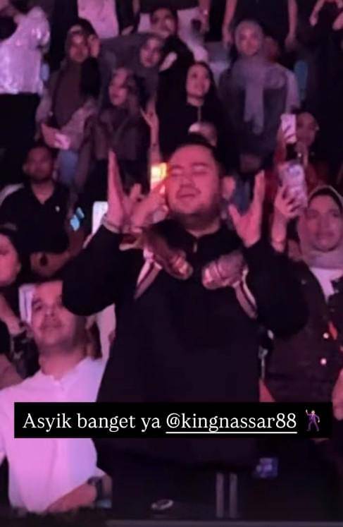 Artis Nonton Konser Nancy Ajram di Jakarta (instagram.com/kingnassar88)