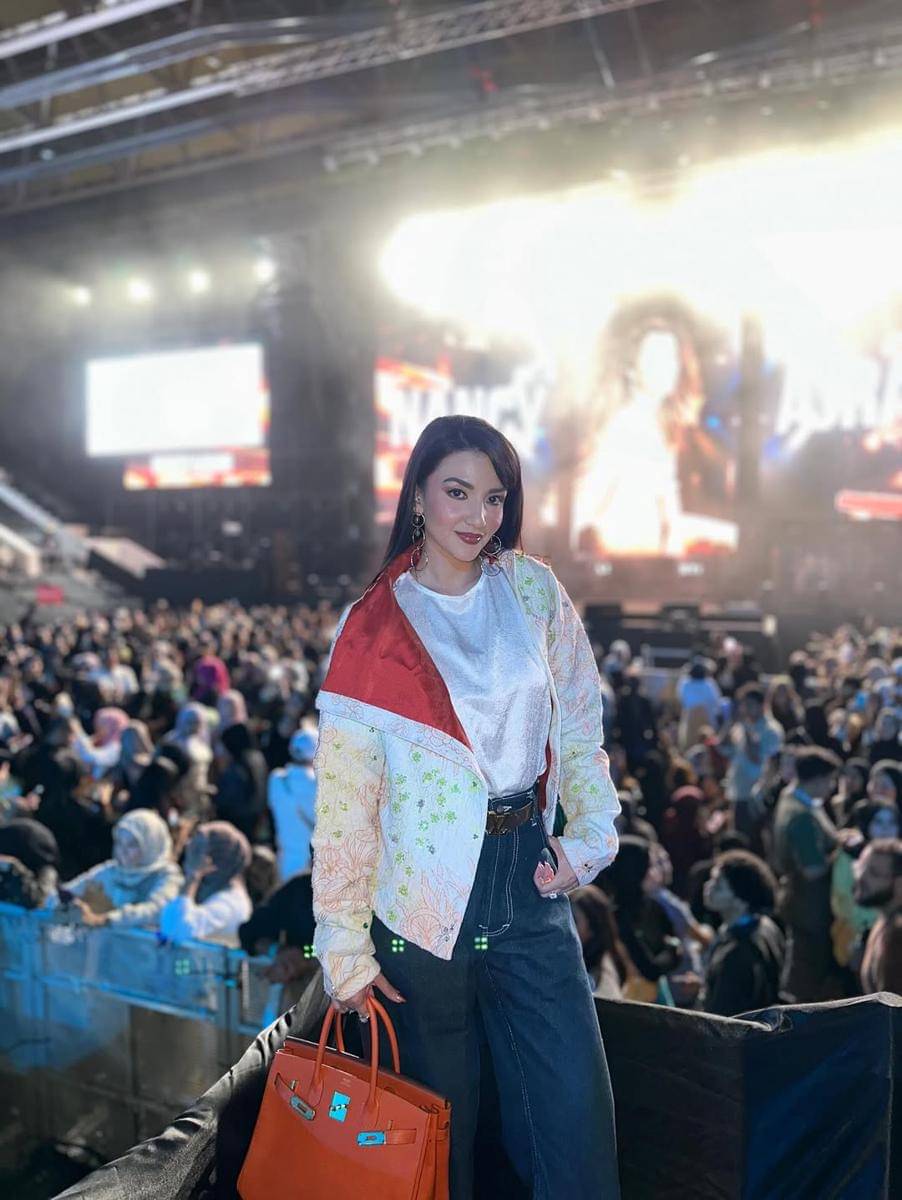 Seleb nonton konser Nancy Ajram di Jakarta
