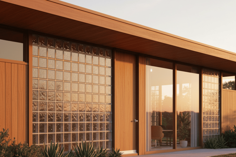 Model Rumah dengan Glass Block