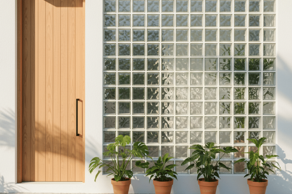 Model Rumah dengan Glass Block