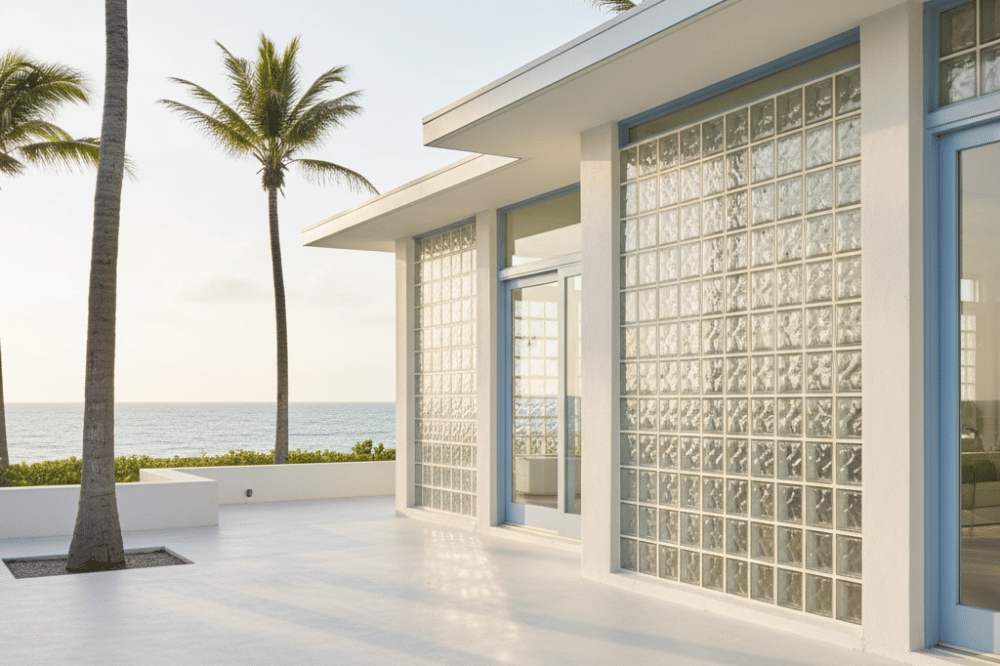 Model Rumah dengan Glass Block