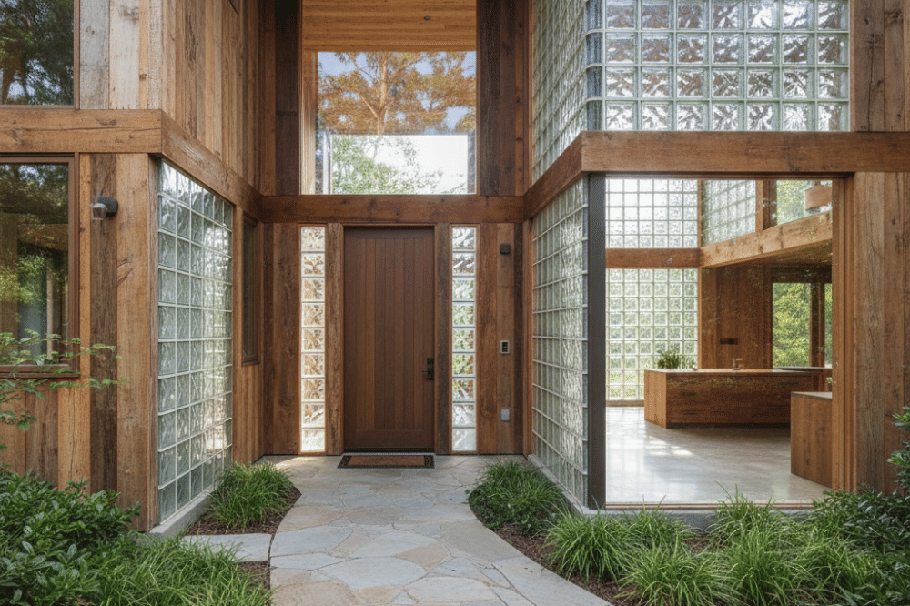 Model Rumah dengan Glass Block