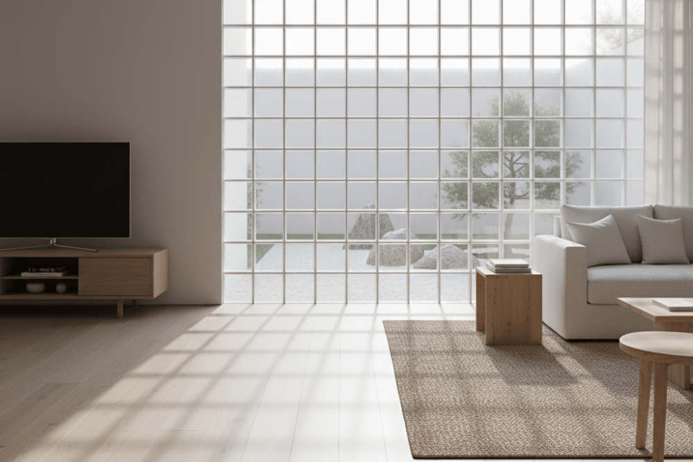 Model Rumah dengan Glass Block