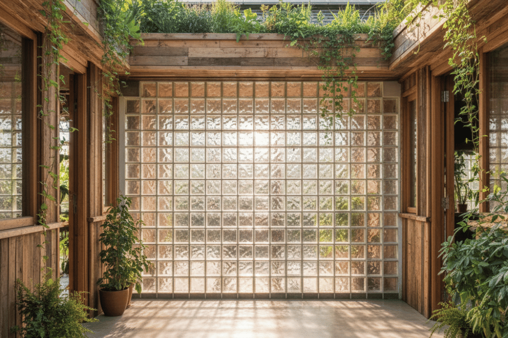 Model Rumah dengan Glass Block