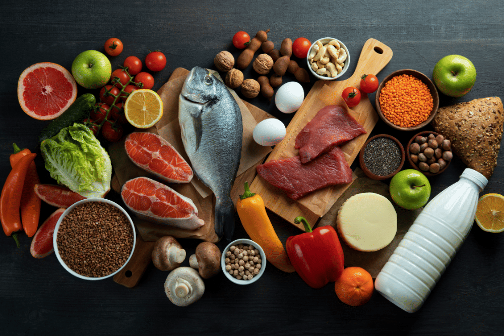 bahan-bahan makanan bergizi