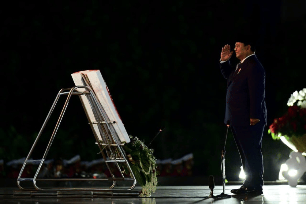 Presiden Prabowo memimpin upacara Ziarah Nasional dan Renungan Suci Hari Pahlawan