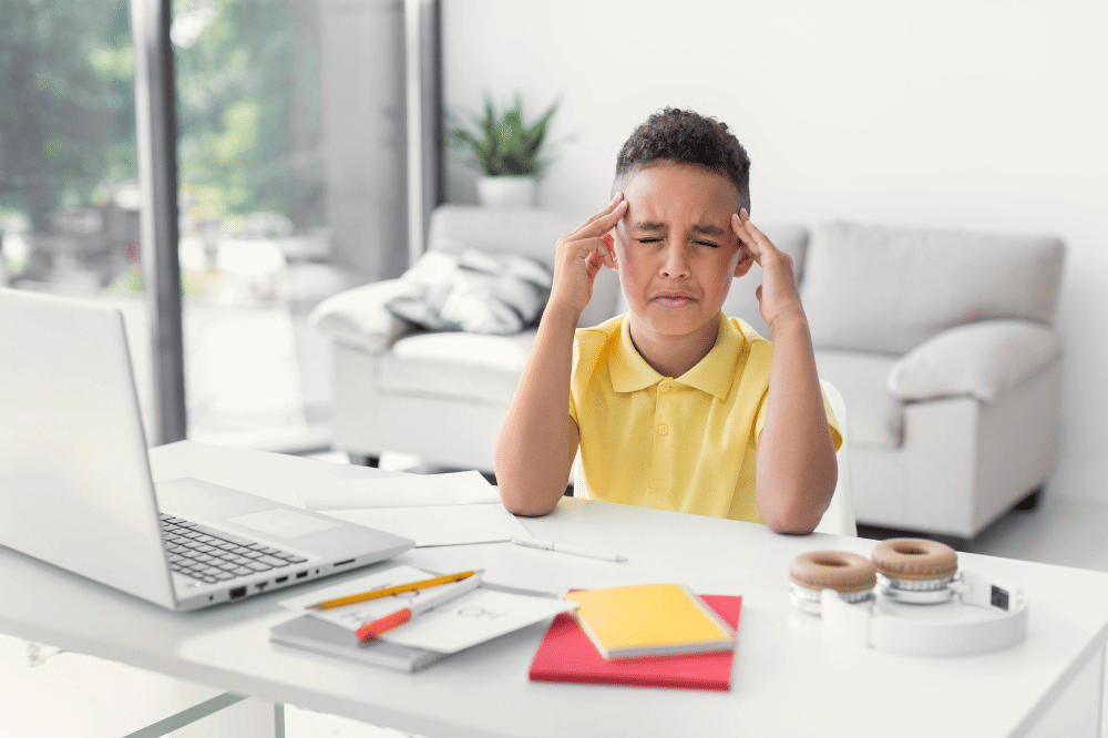 anak sedang mengalami stress
