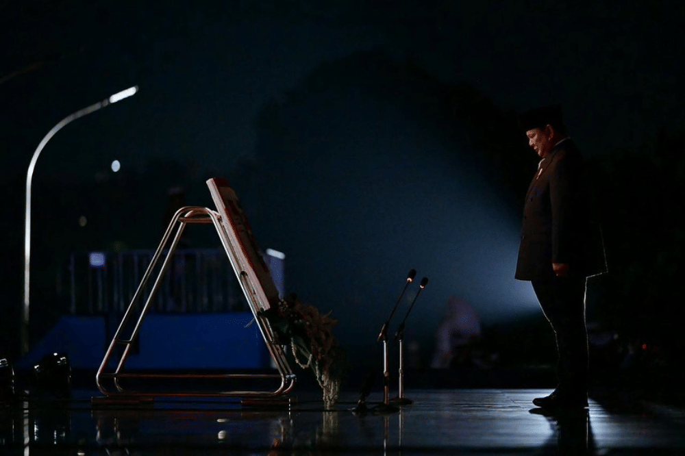 Presiden Prabowo memimpin upacara Ziarah Nasional dan Renungan Suci Hari Pahlawan