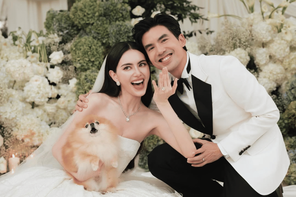 Davika Hoorne dan Ter Chantavit Resmi Menikah setelah 7 Tahun Pacaran