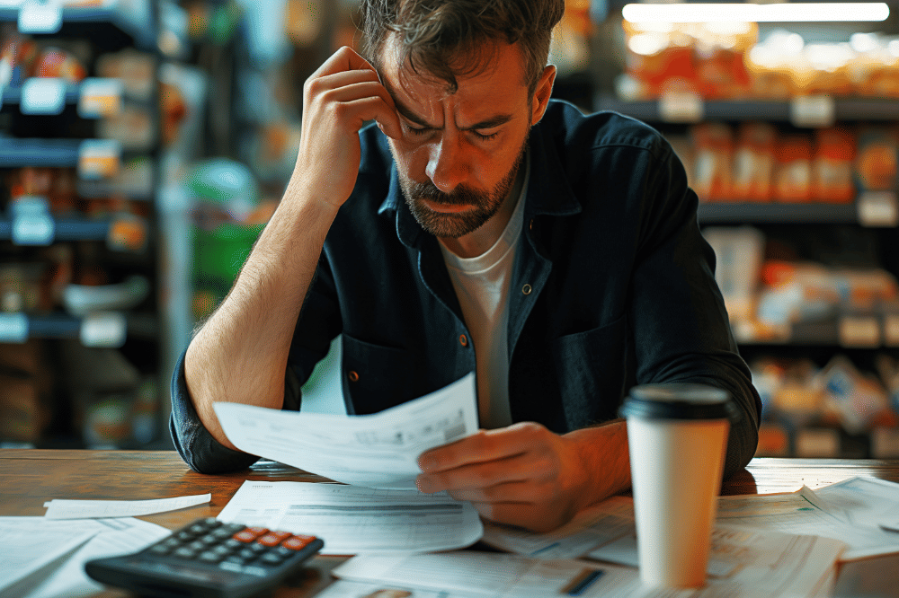 Ilustrasi orang tidak mampu mengembalikan uang