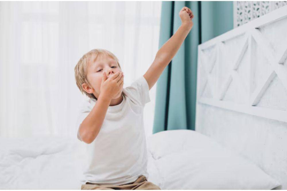 ilustrasi anak tidur