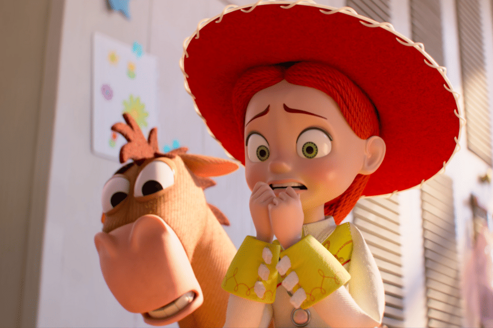 Jessie dan Bullseye ketakutan