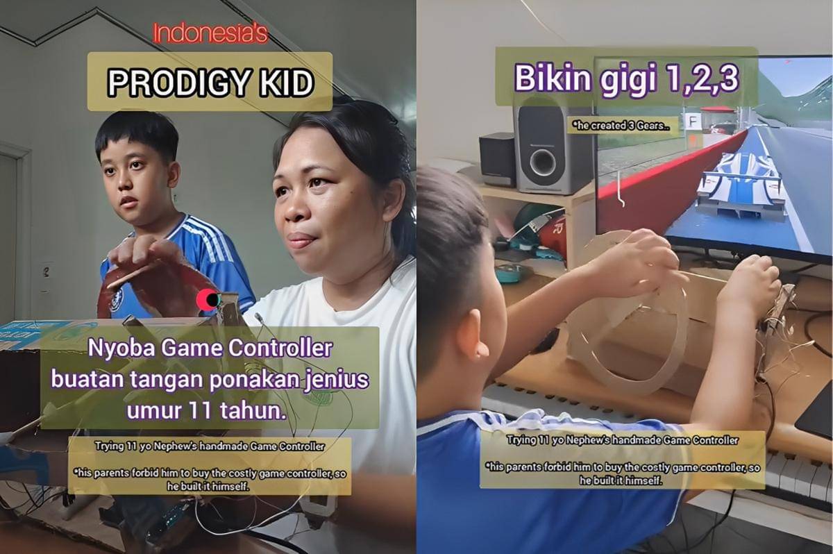 Able bocah jenius yang menciptakan game controller sendiri