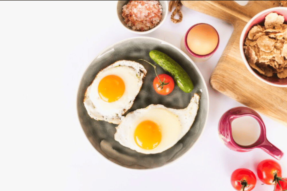 Makanan yang menggunakan telur dan sayur