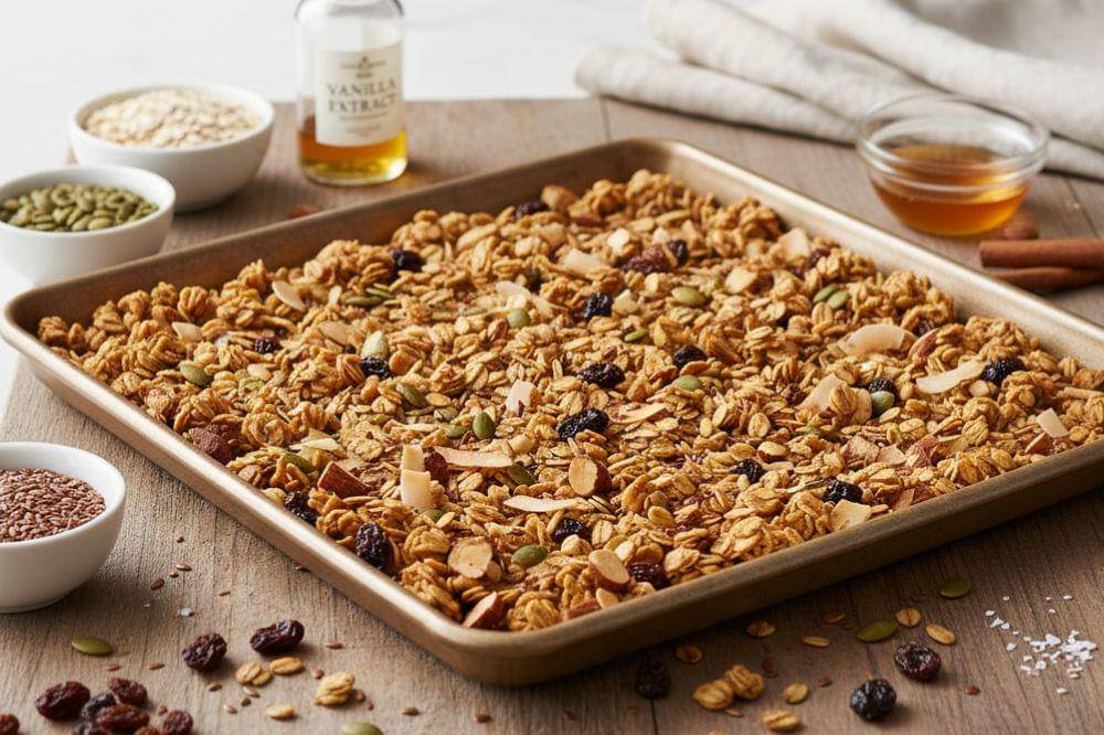 Resep Granola Vanilla Almond untuk ASI Booster