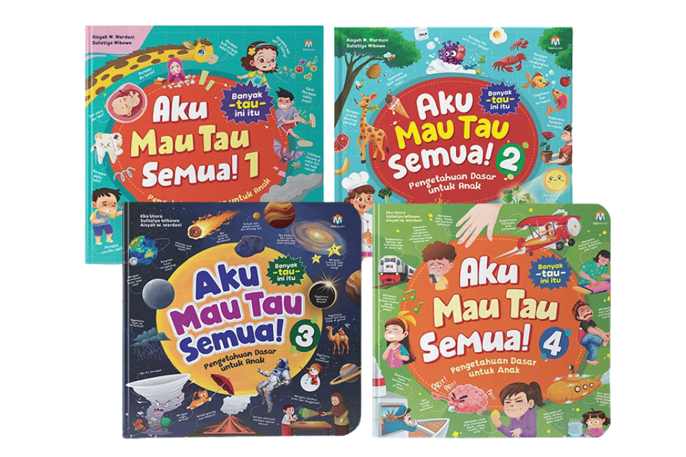 Paket buku Aku Mau Tau Semua Vol 1, Vol 2, Vol 3 dan Vol 4