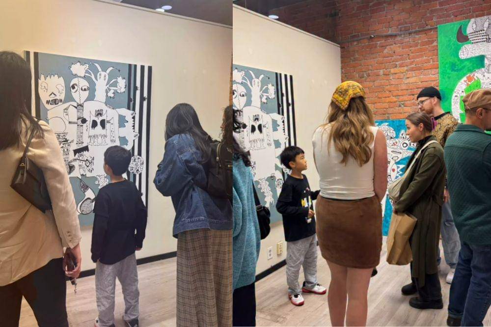 jayden ju pelukis cilik