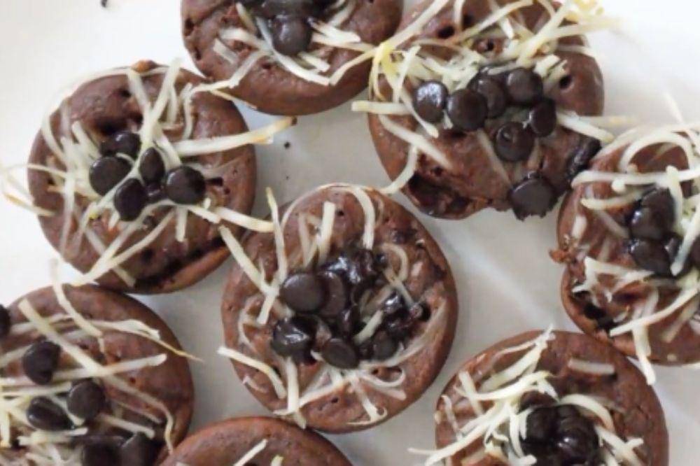 kue cubit cokelat oatmeal