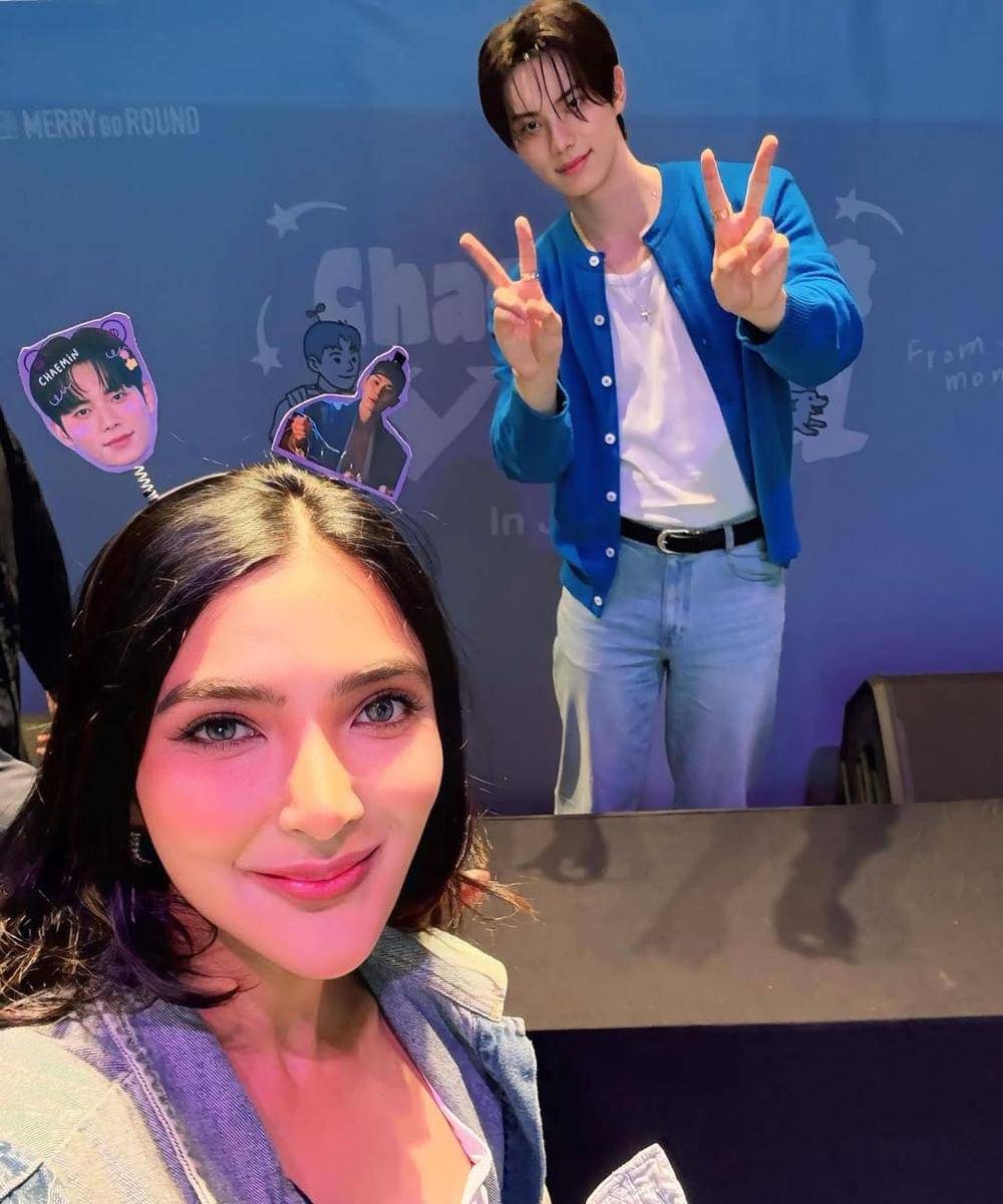 Ashanty saat Fan Meeting Lee Chaemin 7.jpg