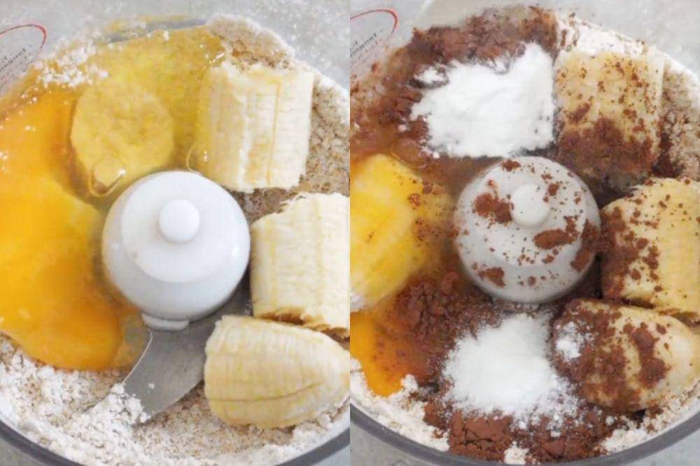 kue cubit cokelat oatmeal