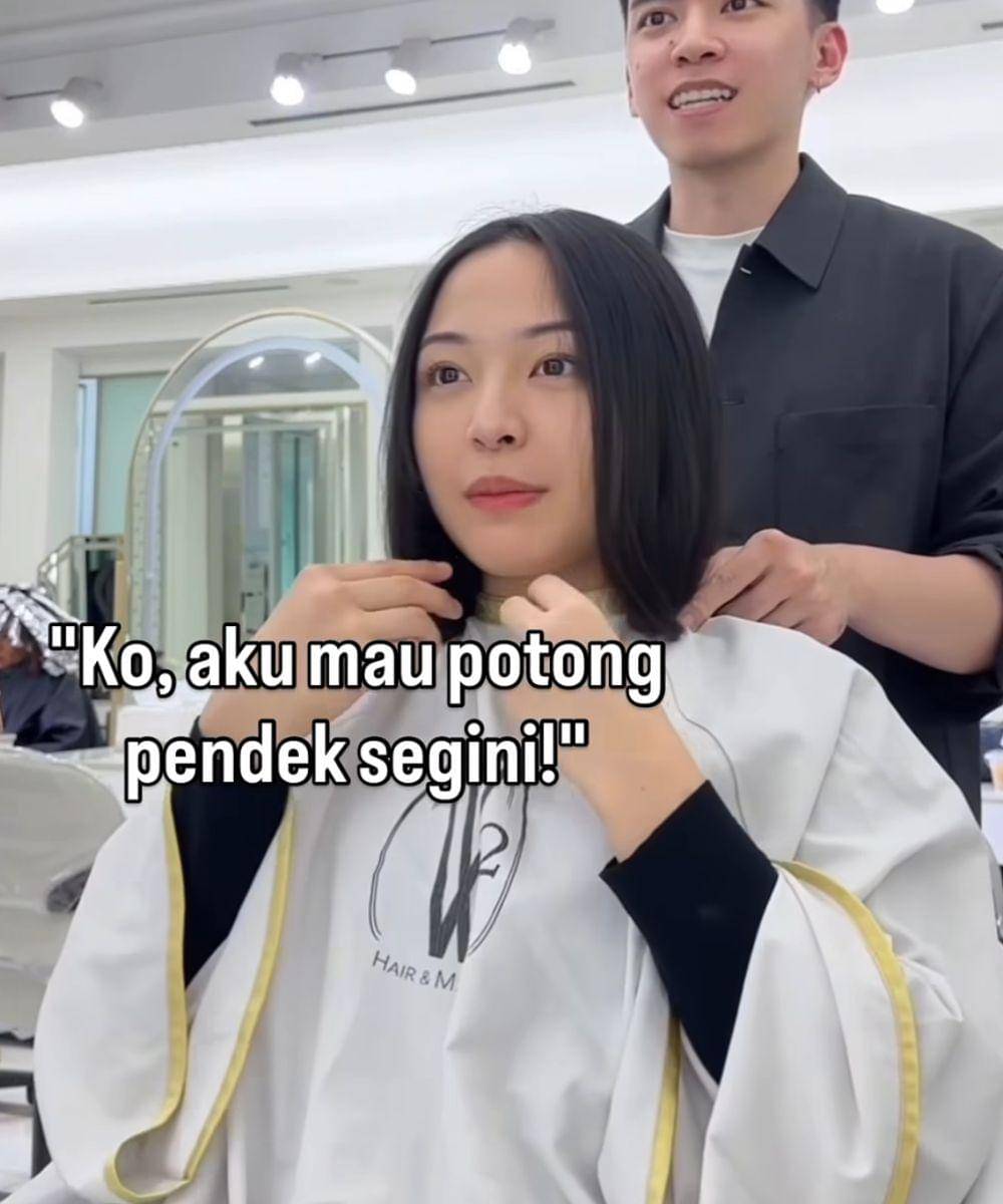 Penampilan Terbaru Bernadya dengan Rambut Pendek