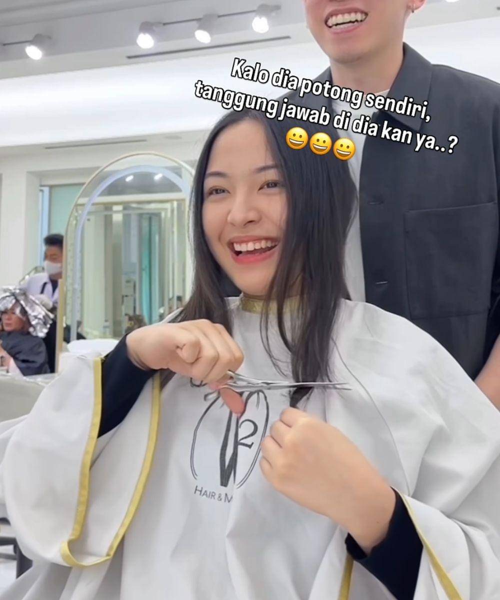 Penampilan Terbaru Bernadya dengan Rambut Pendek