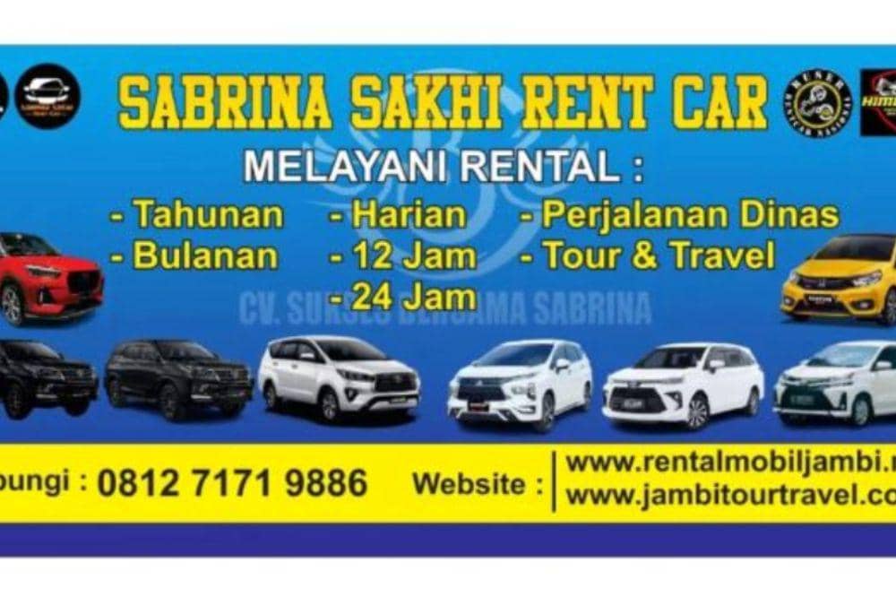 5 Rental Mobil Jambi, Terjangkau dan Siap Antar!
