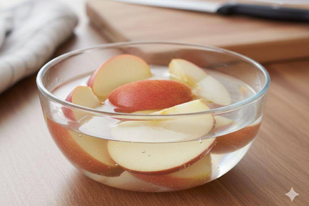 Cara Menyimpan Apel Potong