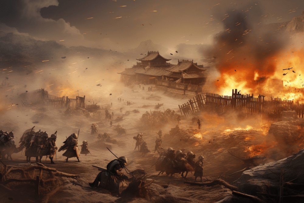 Ilustrasi medan perang