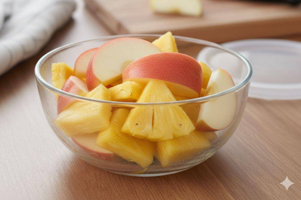 Cara Menyimpan Apel Potong