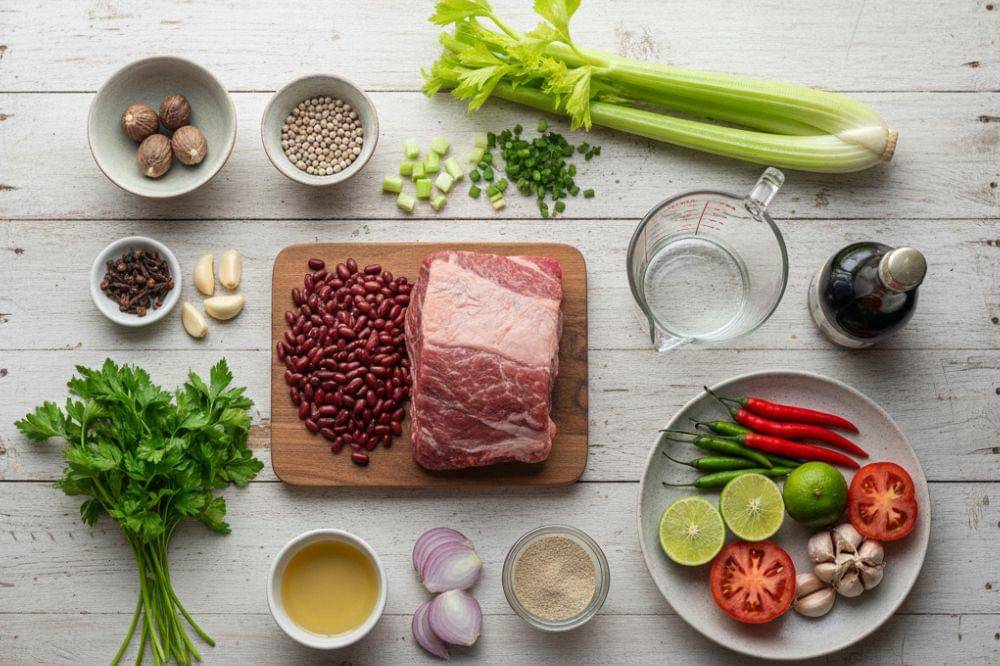 Resep Sup Daging Kacang Merah