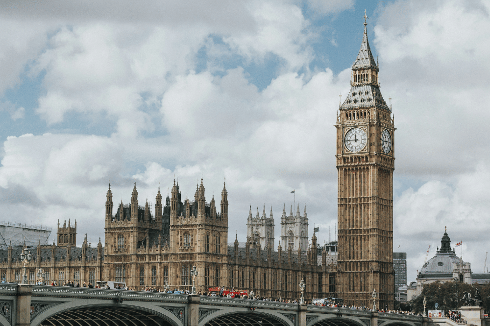 Menara Big Ben di London, Inggris