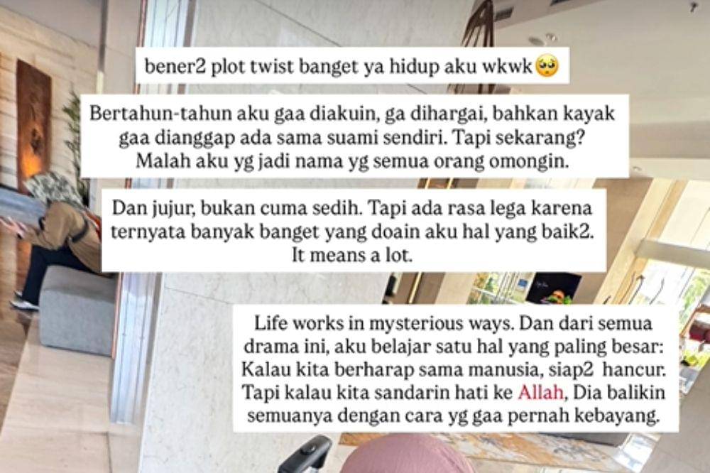 Merasa Disembunyikan, Wardatina Mawa Beberkan Isi Chat Insanul Fahmi