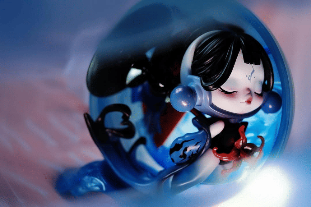 Koleksi mainan karakter SKULLPANDA The Mirage Series