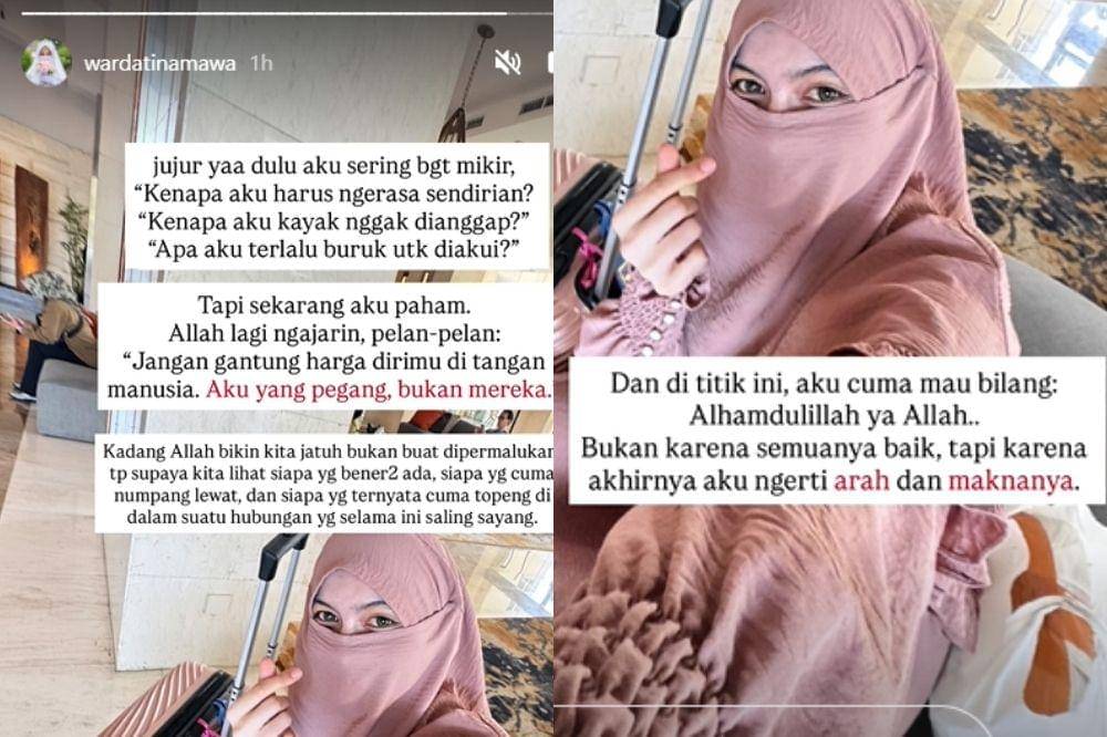Merasa Disembunyikan, Wardatina Mawa Beberkan Isi Chat Insanul Fahmi