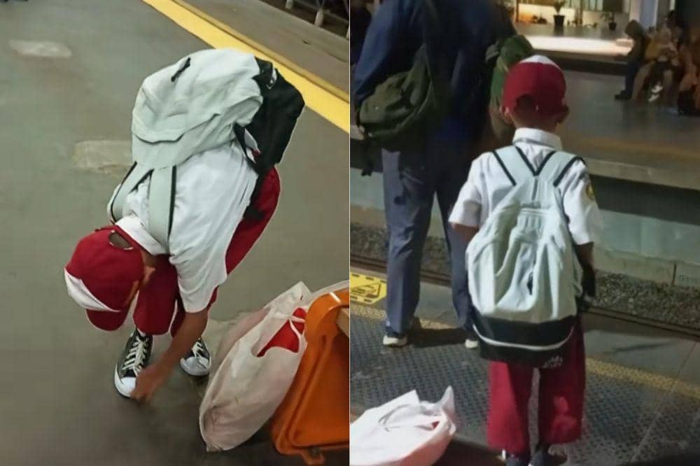 anak sd ke sekolah sendiri naik krl