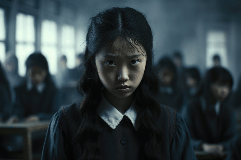 Ilustrasi anak ketakutan