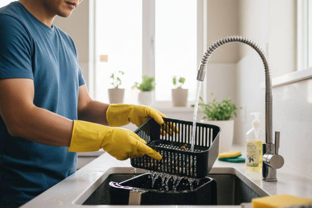 Cara Membersihkan Air Fryer