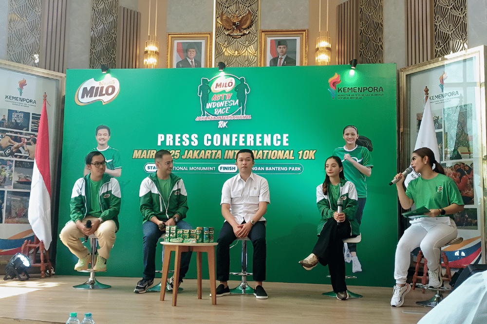 Konferensi Pers MILO ACTIV Indonesia Race 2025 Jakarta International 10K