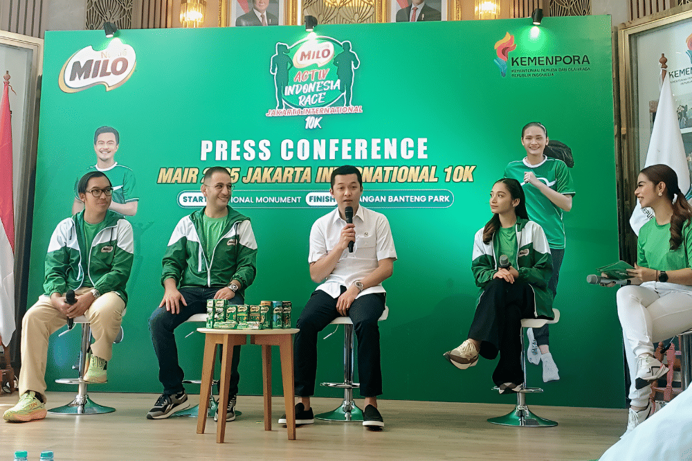 Konferensi Pers MILO ACTIV Indonesia Race 2025 Jakarta International 10K