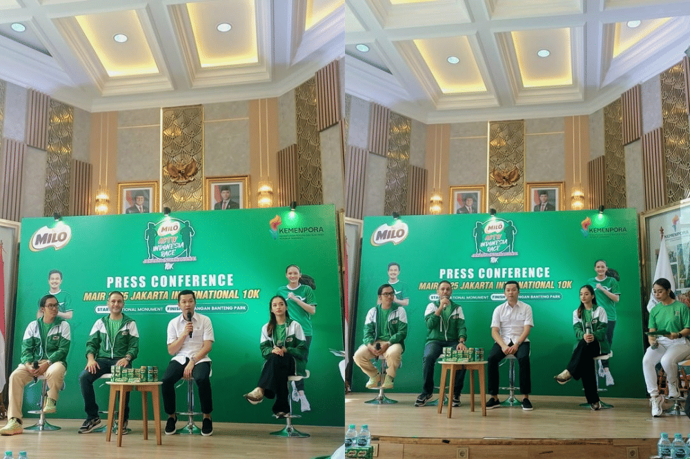Konferensi Pers MILO ACTIV Indonesia Race 2025 Jakarta International 10K