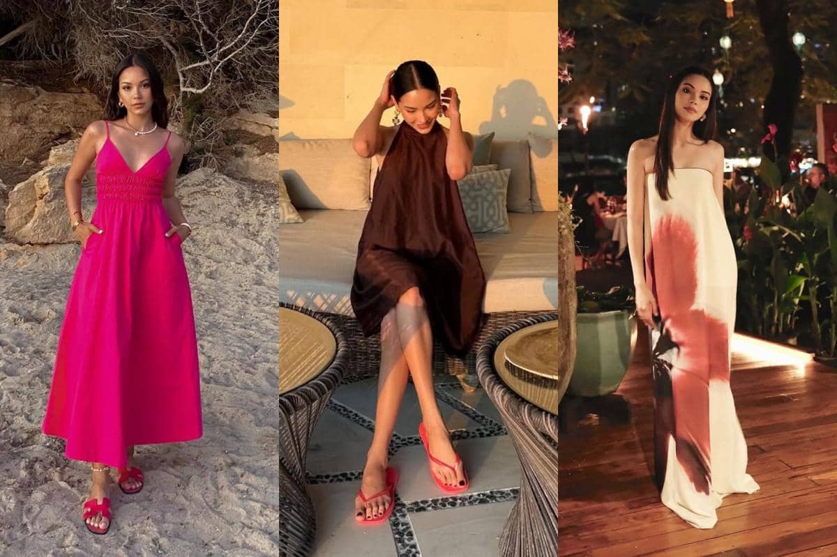 inspirasi summer dress ala Alyssa Daguise 